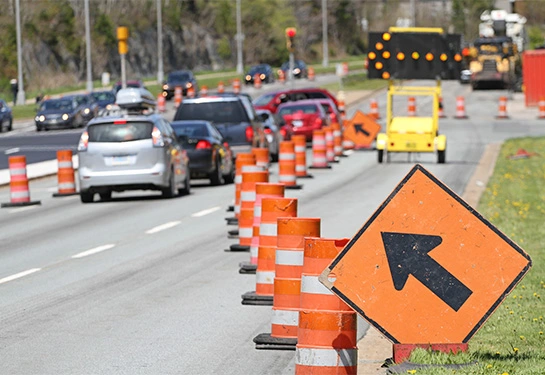 navigating construction zone road hazards safely